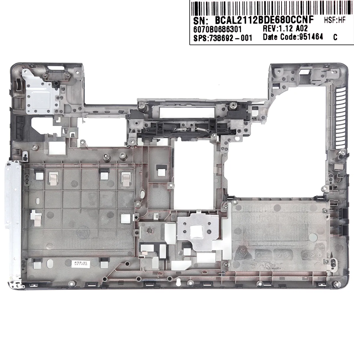 Picture of HP ProBook 650 655 G1 Bottom Case Base Black Cover.